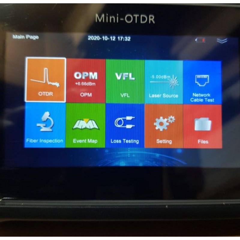 OTDR Mini /Smart OTDR/OTDR SKYCOM Touch Screen