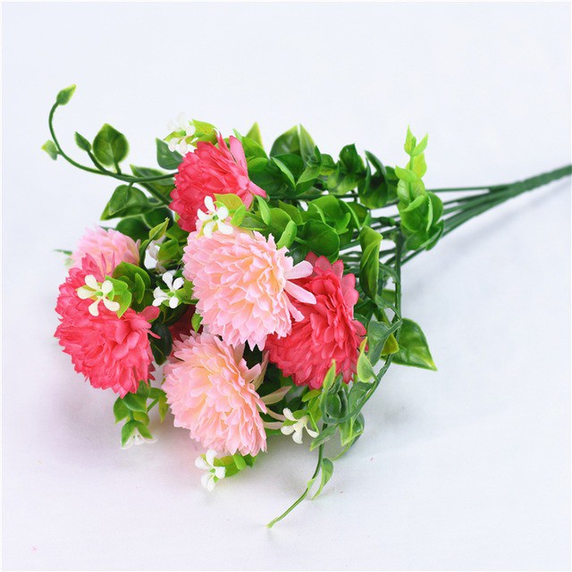 COD BUNGA DANDELION  BUNGA TANGKAI PLASTIK BUNGA ARTIFISIAL BUNGA PAJANGAN BUNGA HIASAN BT9009-PINK