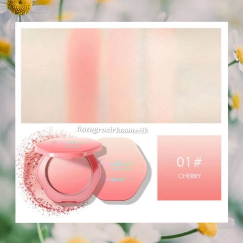PROMO ECER!!BLUSHER KISS BEAUTY BLUSH ON BENTUK JAM NO.83362A