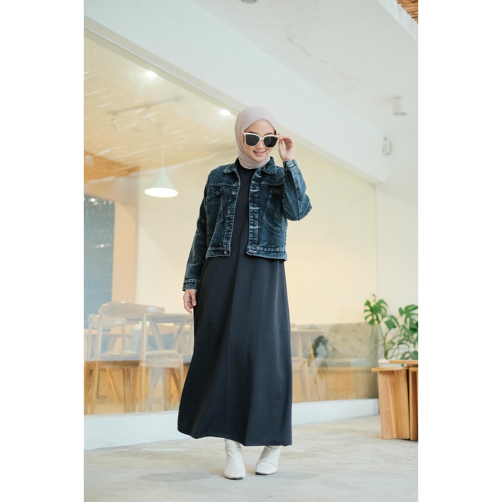 Orimoza Levi Set jaket jeans mix inner scuba-1