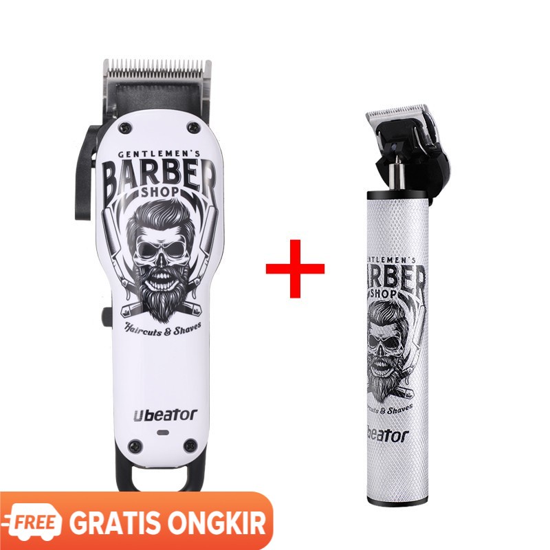 Ubeator Alat cukur rambut elektrik untuk professional untuk potong rambut, kumis, dan jenggot clippe