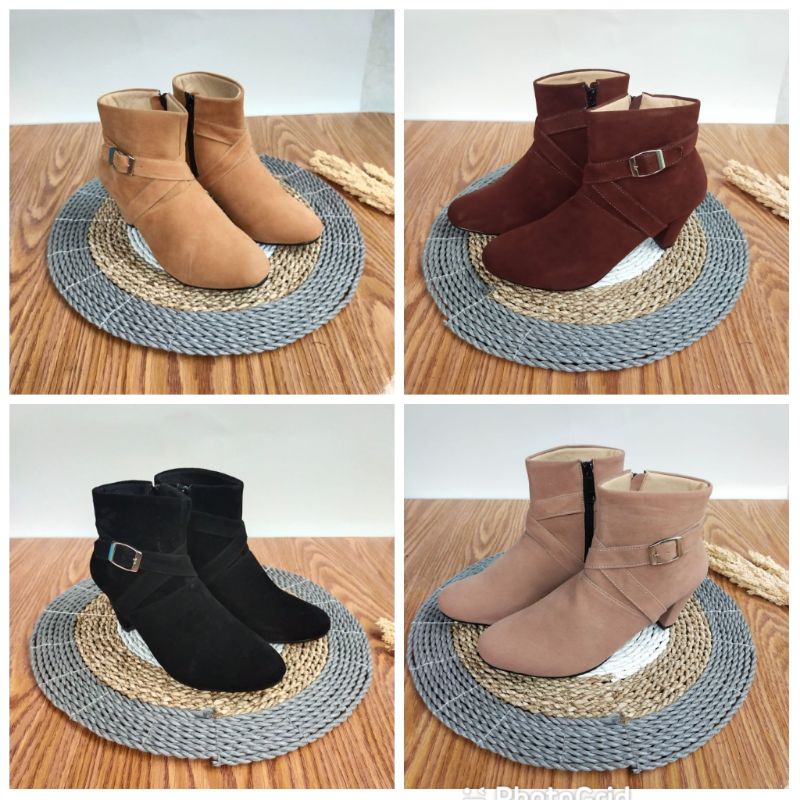 sepatu boots wanita, boots hak wanita, boots cewek cantik , sepatu boots heels wanita murah, sepatu heels boots, sepatu ankle boots, sepatu boots fashion cantik korean style