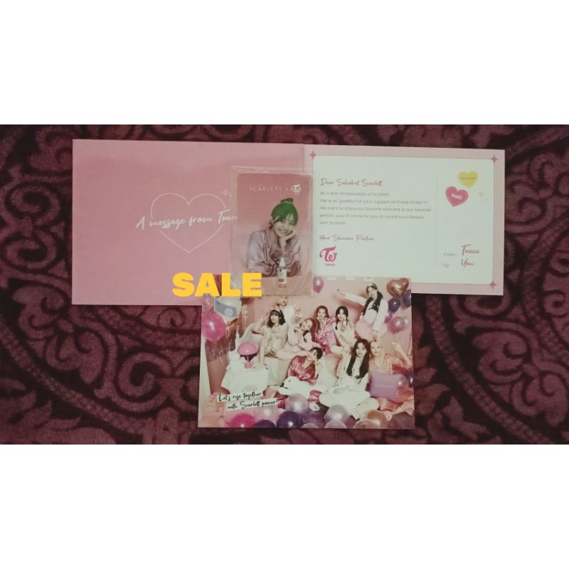 TWICE JIHYO Scarlett Set Photocard