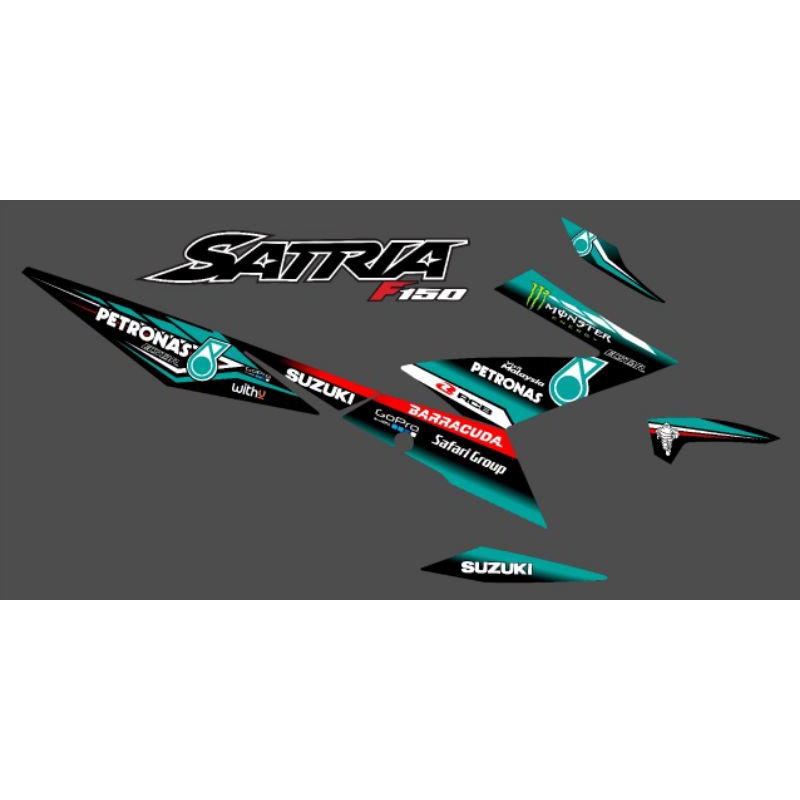 Striping variasi Satria Fu injeksi