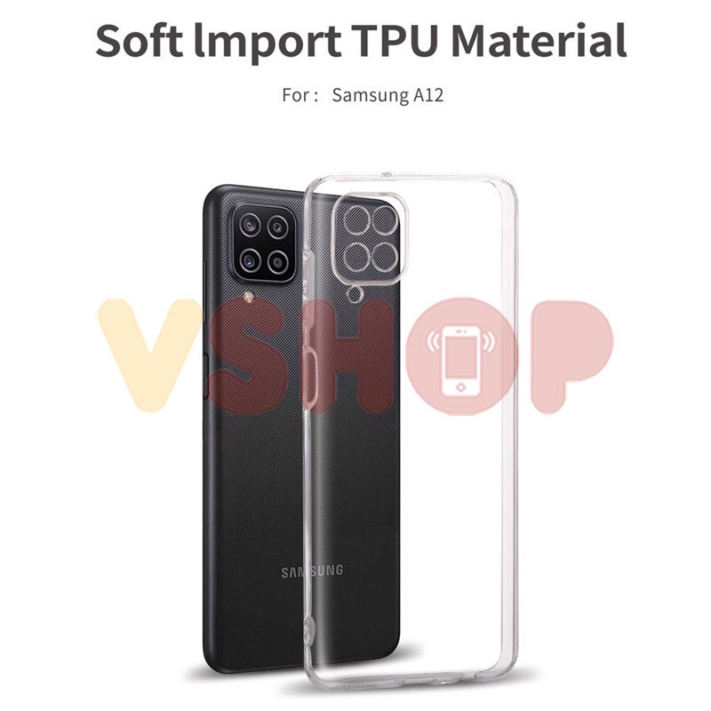 SOFTCASE TRANSPARAN SAMSUNG A12 - A125F PREMIUM CLEAR SOFT CASE