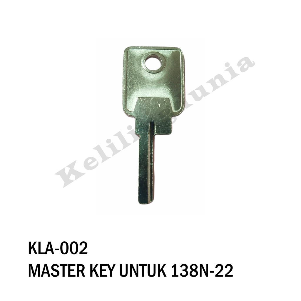 Anak Kunci Laci Master Key Kunci Lemari 138-22mm Merek SIS