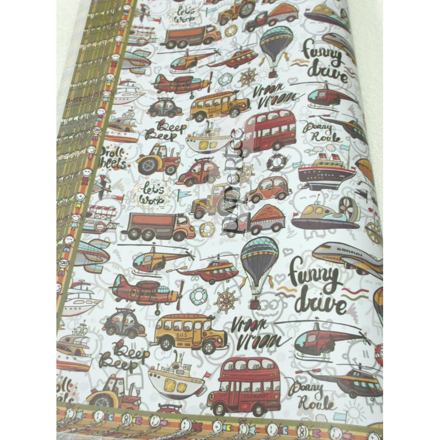 

Kertas Kado Mobil Funny Drive