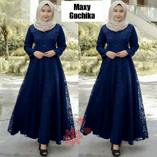 XC - Maxi Guchika Talita / Maxi Brukat Wanita / Maxi Ngetrend / Maxi Muslim