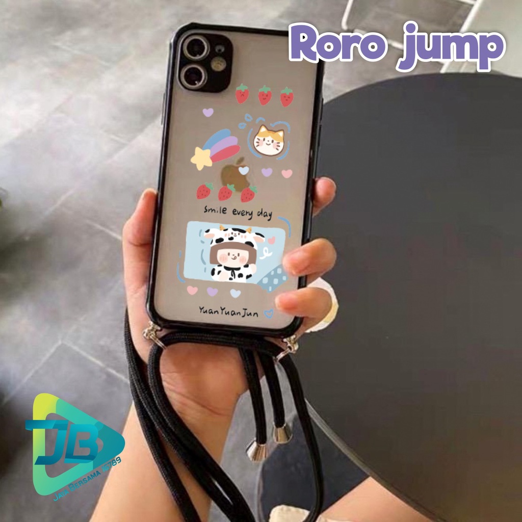 SOFTCASE SLINGCASE DOVE RORO JUMP OPPO VIVO SAMSUNG XIAOMI REALME IPHONE ALL TYPE JB4931