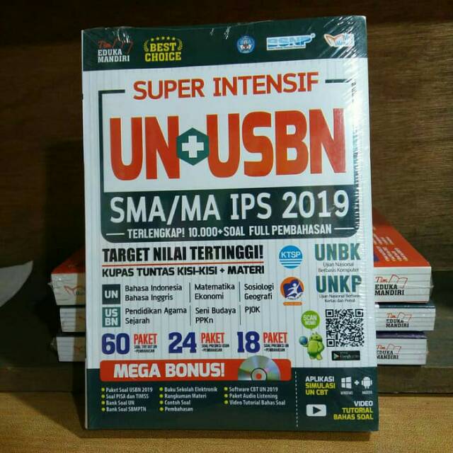 Super Intensif Un Usbn Sma Ma Ips 2019 Terbaru Shopee Indonesia