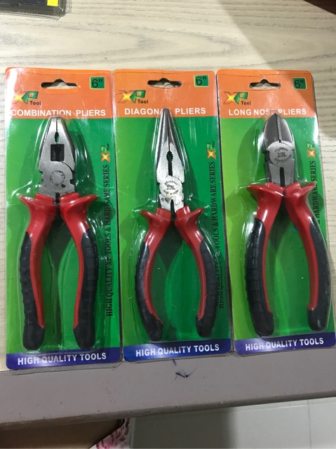 Tang Kombinasi Tang Lancip Tang Potong 6 Inch - XPTOOL (1pcs Bebas Pilih Variasi Tang)