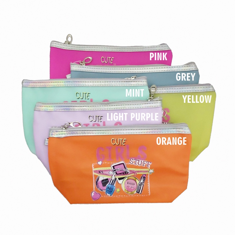 TAS KOSMETIK CUTE GIRL - COSMETIC BAG - COSMETIC POUCH - TAS MAKE UP