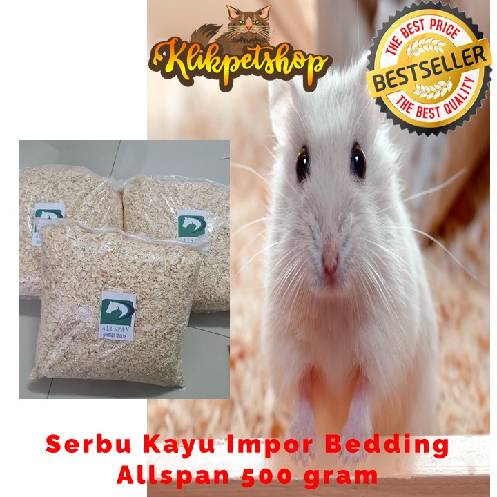 Serbuk kayu import German horse classic allspan repack 500gr hamster guinea pig kelinci jaminan ORIGINAL