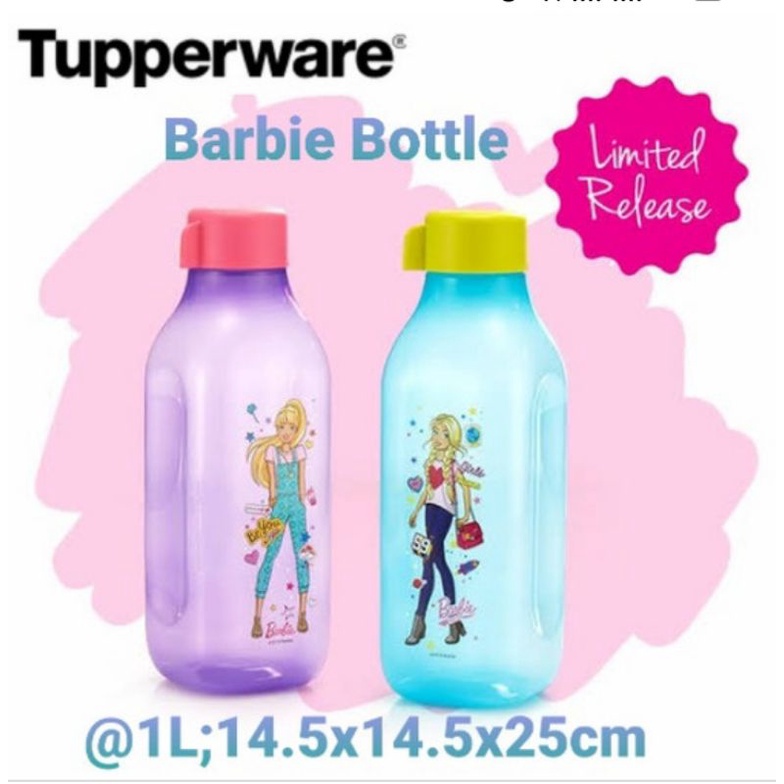 Barbie bottle tupperware / botol minum motif barbie ukuran 1 liter