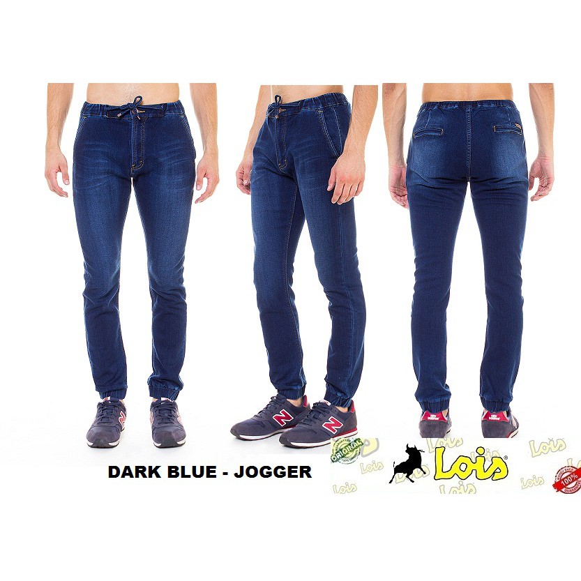 CELANA LOIS ORI-DARK BLUE JOGGER
