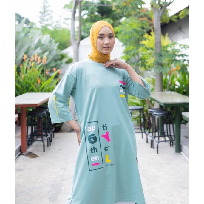 LONG TUNIK OVERSIZE MODEL GYL KEKINIAN SIZE L XL XXL // TUNIK WANITA JUMBO