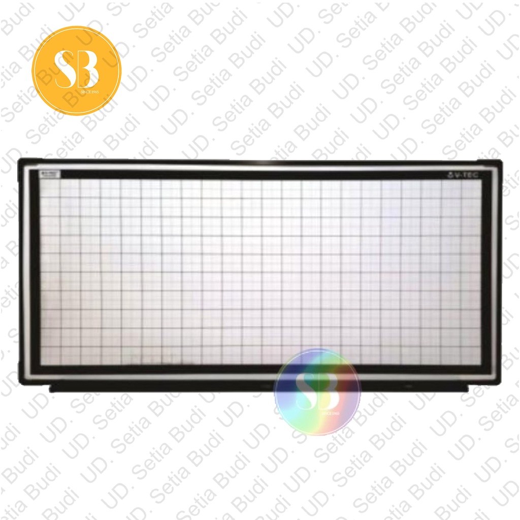 Papan Tulis Whiteboard Vtech Gantung FullPrinted Non Magnet 120x240 CM