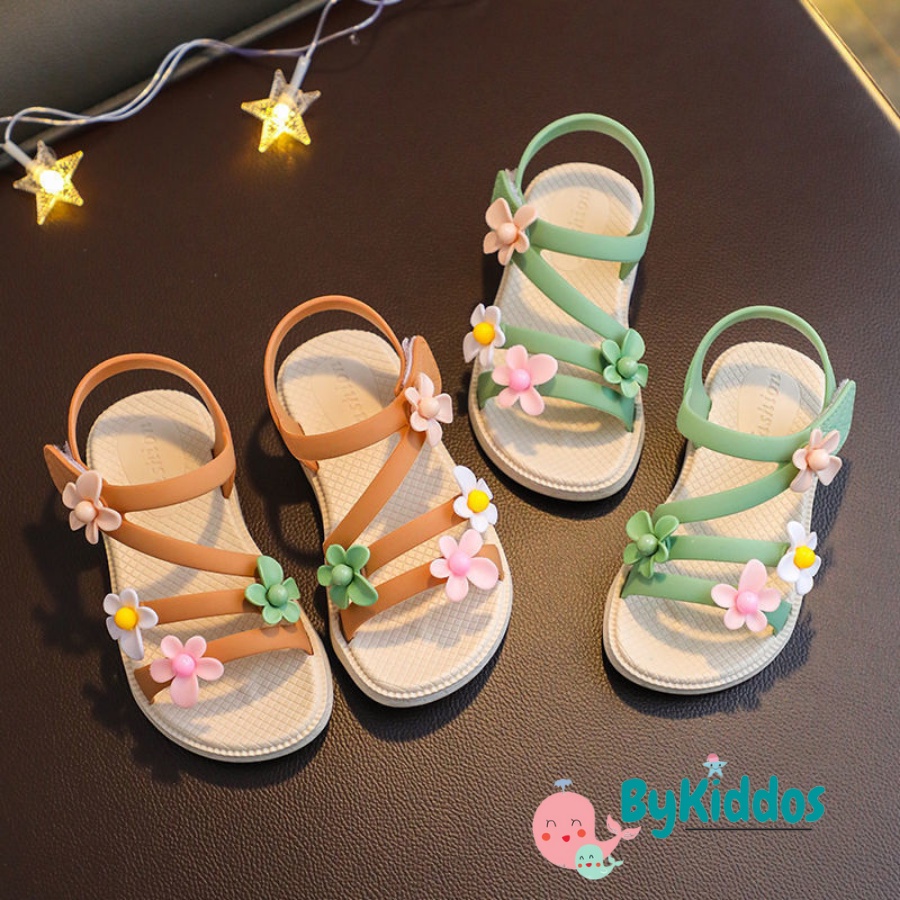 ByKiddos - Sandal Anak Perempuan Bahan Karet Model Lucu Import