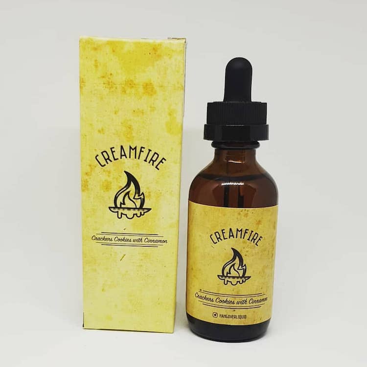 Creamfire V1 Crackers Cookies with Cinnamon 60ML by Hangover Liquid