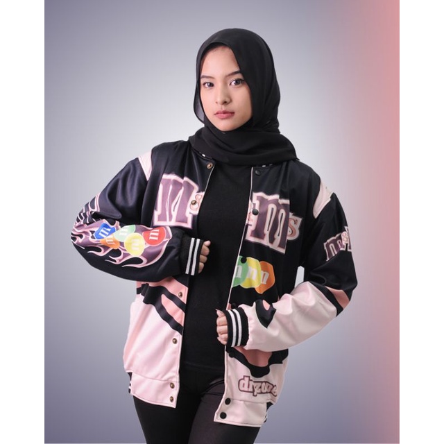 varsity Everyone MLB &amp; NBA Jacket Baseball Pria Wanita Size L XL