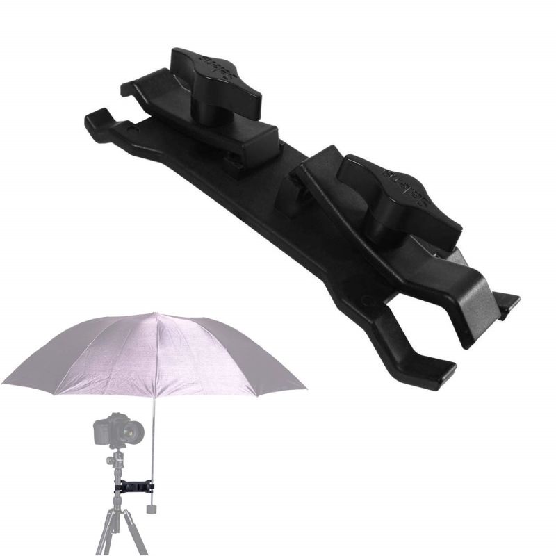 Klip Bracket Payung Tripod/Jepit Holder Payung Untuk Tripod Light Stand/Klip Holder Bracket Umbrella