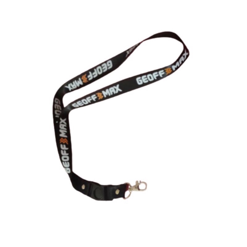 

Lanyard GeoffMax aliaran / tali lanyard gantungan leher id car name tag / pods / gantungan kunci