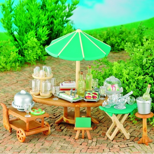 SYLVANIAN FAMILIES ORIGINAL 2662 - GARDEN PARTY SET ( RARE )