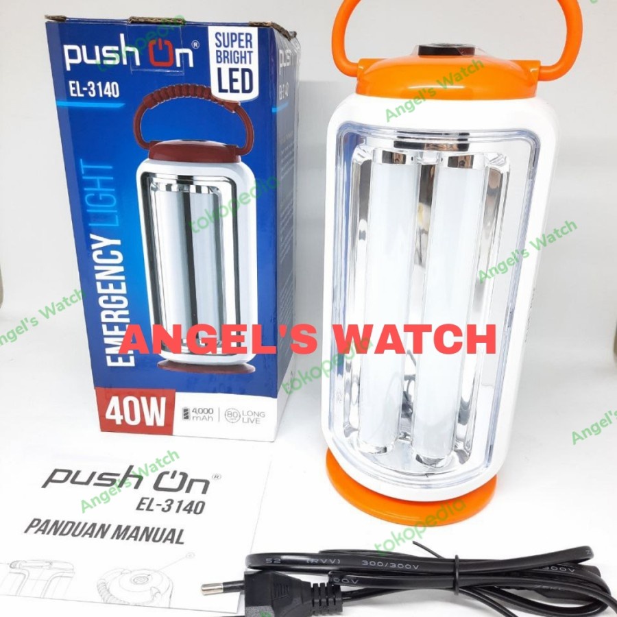 lampu emergency pushon EL-3140/ lampu darurat emergency