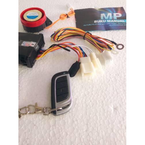 ◌ Alarm Motor MP One Way Original Anti Maling Alarm Motor Karbu Injeksi ➥