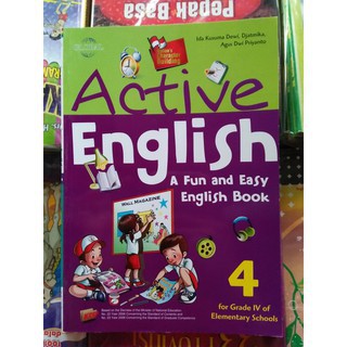 ACTIVE ENGLISH Bahasa Inggris SD Kelas 4 Kurikulum KTSP Terbaru GLOBAL TIGA SERANGKAI