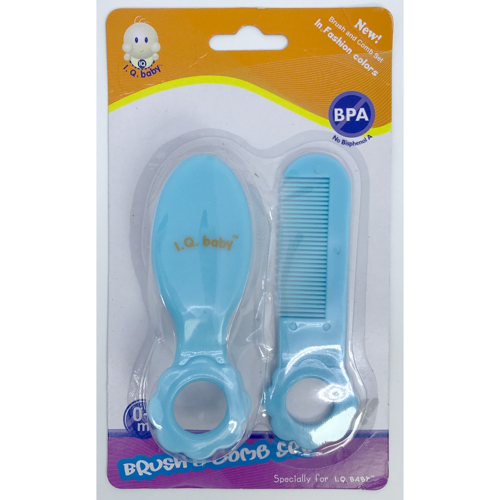 BAYIe - Sisir Bayi 2 in 1 Brush and Comb Set IQ BABY