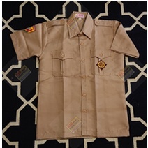 Baju Pramuka Penegak Pembina Gabardin / Rafilo Laki-Laki Pendek