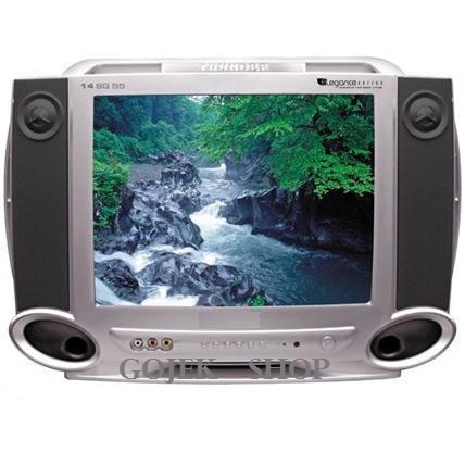TV Multimax 14FA46 TV CRT Tabung 14 inch Layar Semi Flat - Putih kualitas terbaik