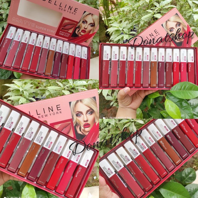 [ PER BOX ISI 12PCS ] MAYBELINE SUPERSTAY MATTE INK LIPCREAM NUDE