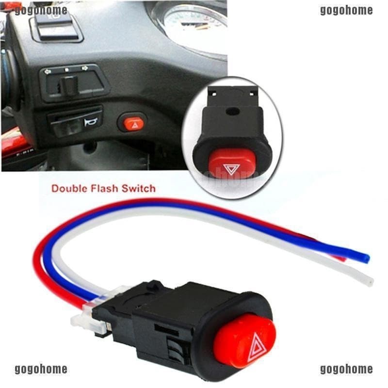 Saklar Switch Tombol Hazard Hazzard On Off Motor Mobil Sein UNIVERSAL