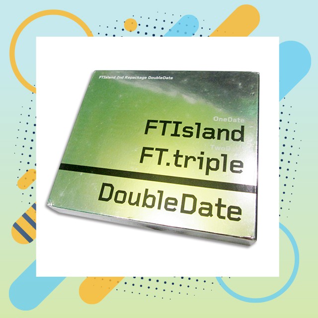 CD FT ISLAND - Double Date Repackage Album. Korea Ver. - Original Preloved
