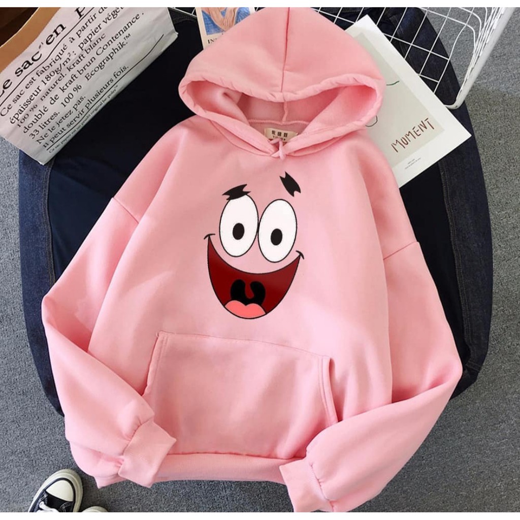 NICKELODEON HOODIE - SPONGEBOB &amp; PATRICK - SWEATER WANITA CEWEK