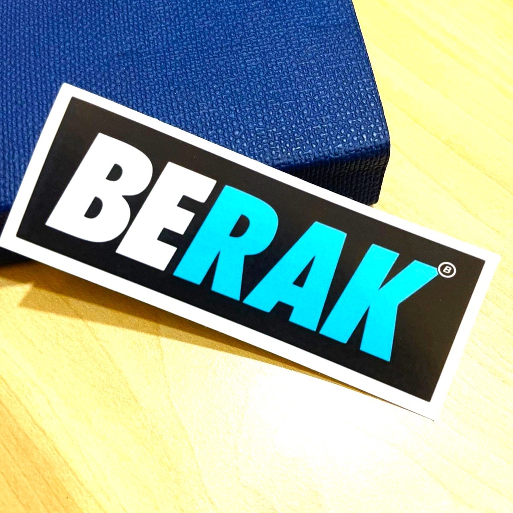 Stiker / Sticker BERAK 2 Brand Logo Cutting