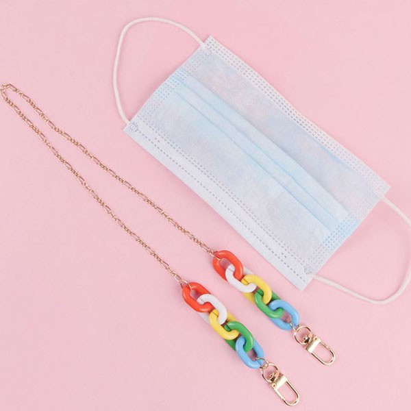 tali gantungan masker tali masker acrylic masker chain strap hig075 (4G4)