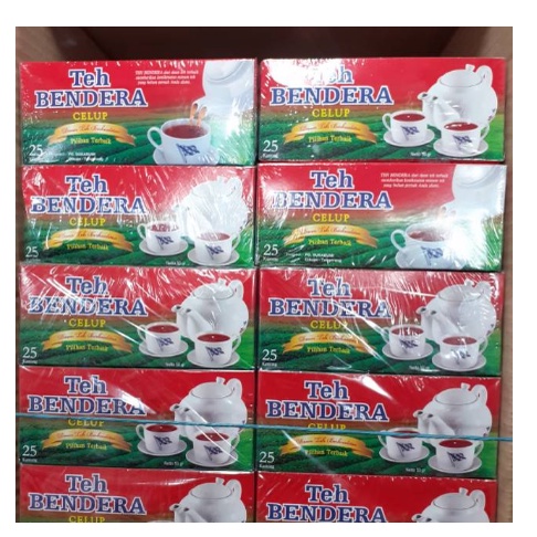 TEH BENDERA CELUP ISI 25 PCS