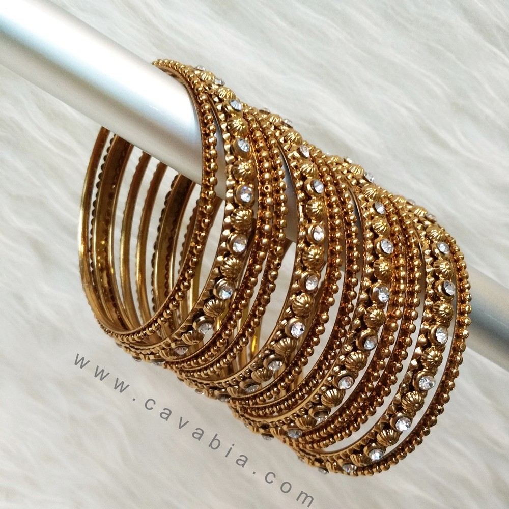 Gelang Keroncong India Perak Bakar - M 001