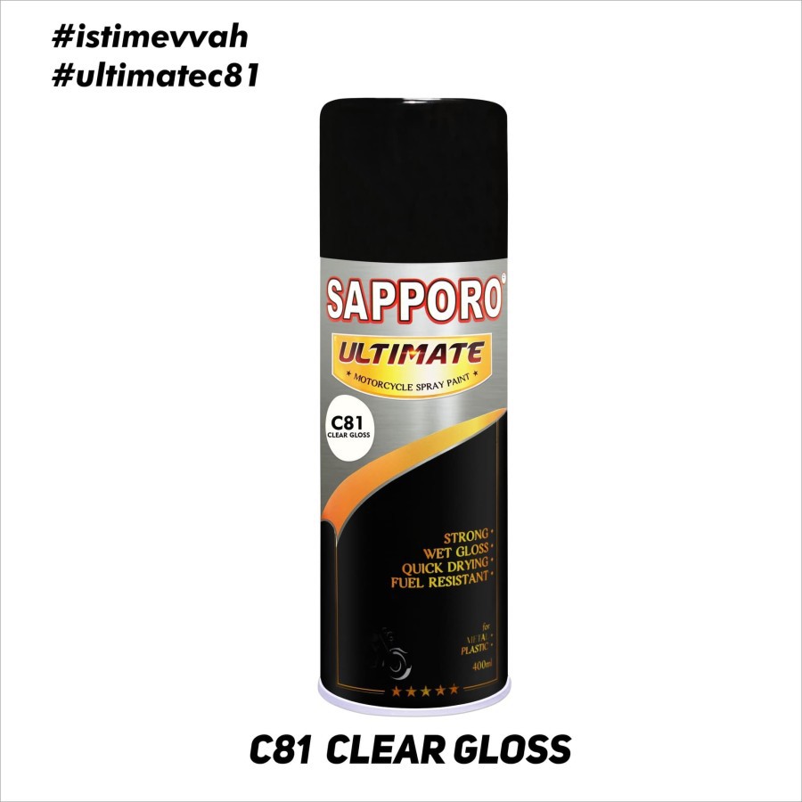 Sapporo Ultimate C81 clear gloss