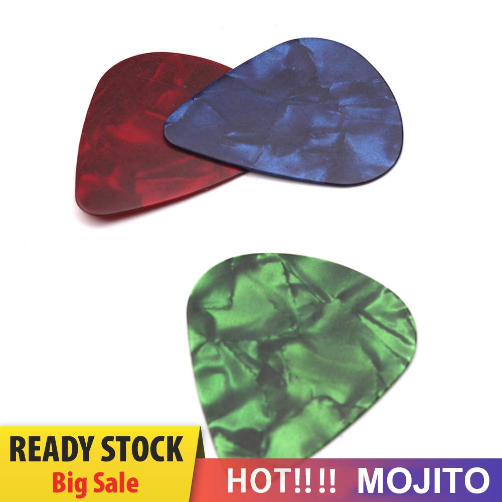 10pcs Pick Celluloid Untuk Gitar Akustik / Ukulele