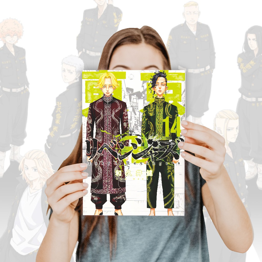 Poster Anime Tokyo Revengers Koleksi A4 - Takemichi Mikey Draken Baji Kazutora-14 TR