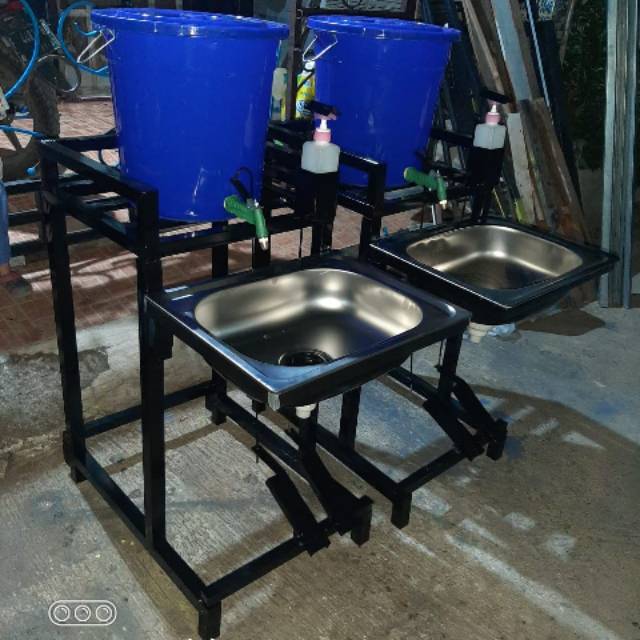 Tempat Cuci Tangan Portable Injak