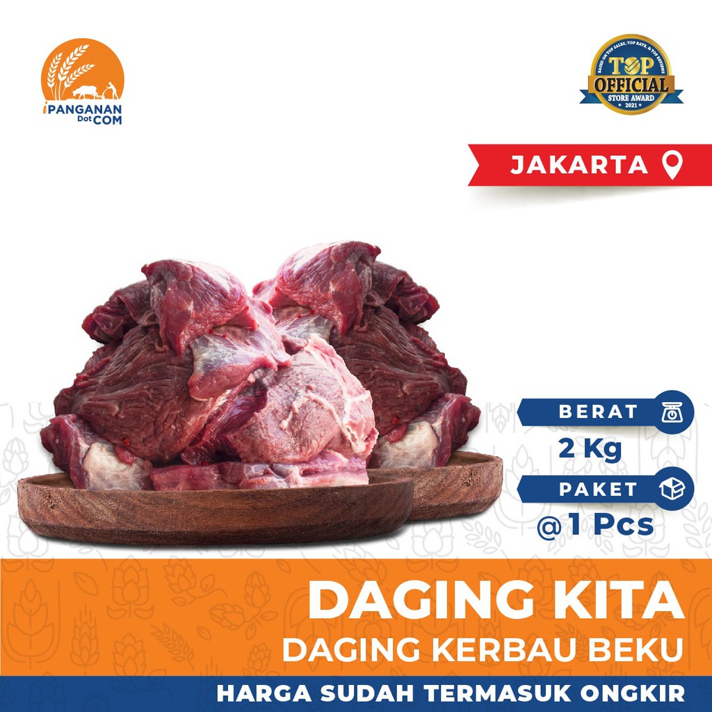 

Daging Kerbau Kita Beku 1Kg x 2Pack (Harga + Ongkir)