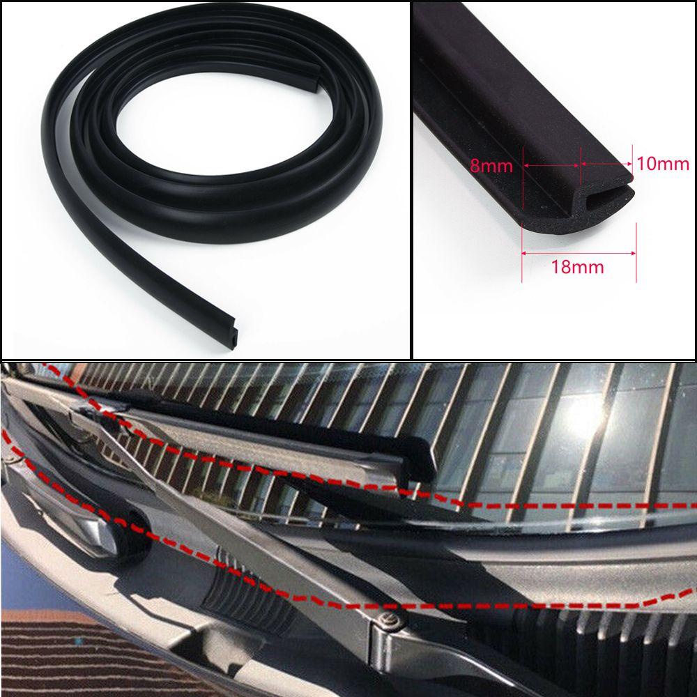 Populer Strip Seal Karet Penuaan Mobil New Wiper Cover Hitam Bawah Panel Kaca Depan