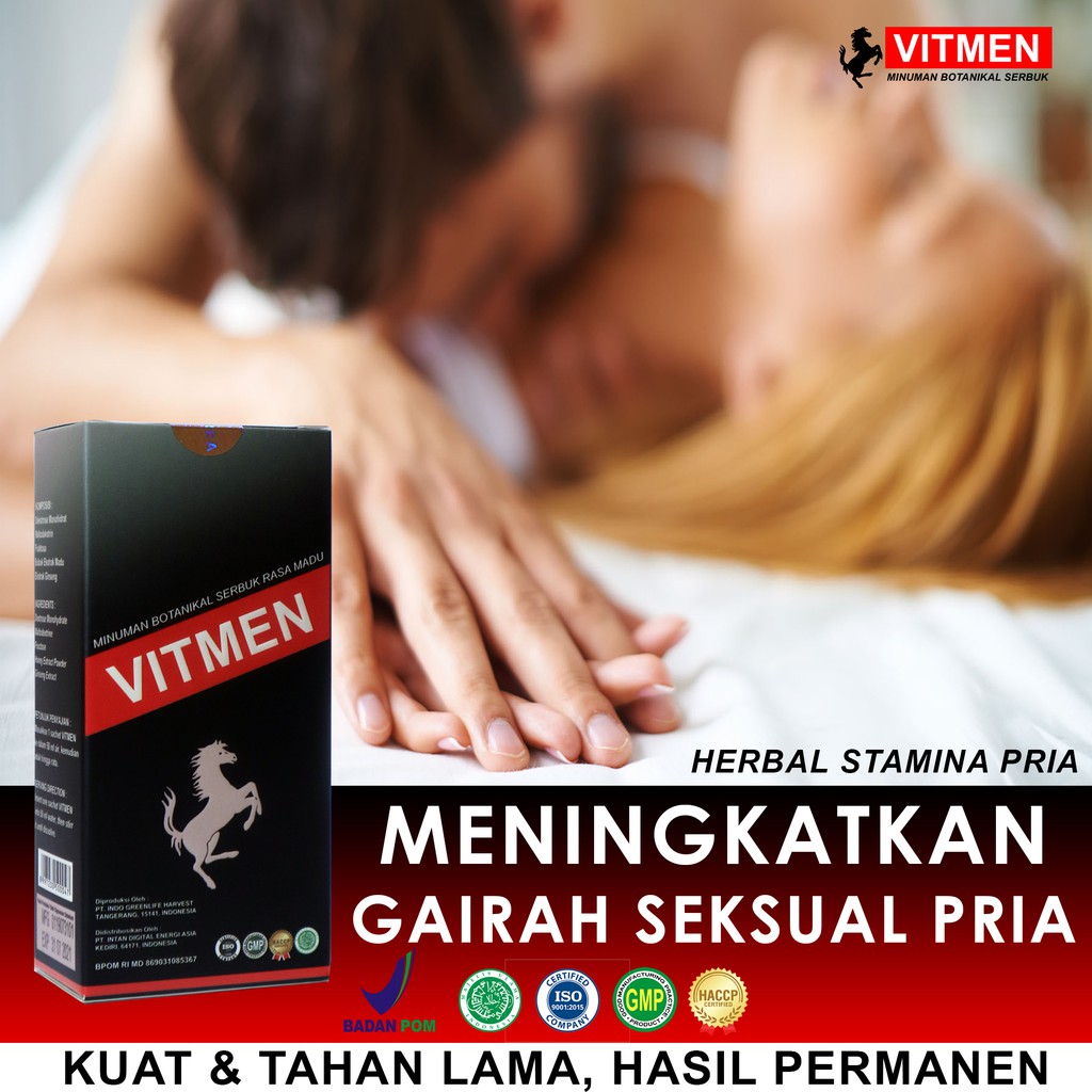 VITMEN Obat Herbal Kuat Stamina Pria Kuat Tahan Lama dan Kesuburan Pria | Shopee Indonesia