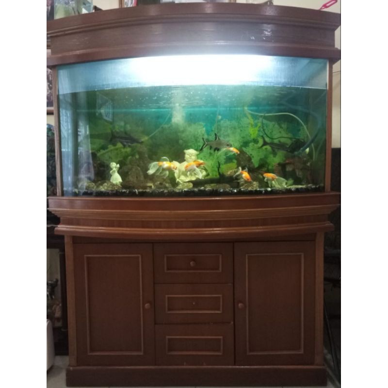 Lemari Aquarium 120cm Bekas second