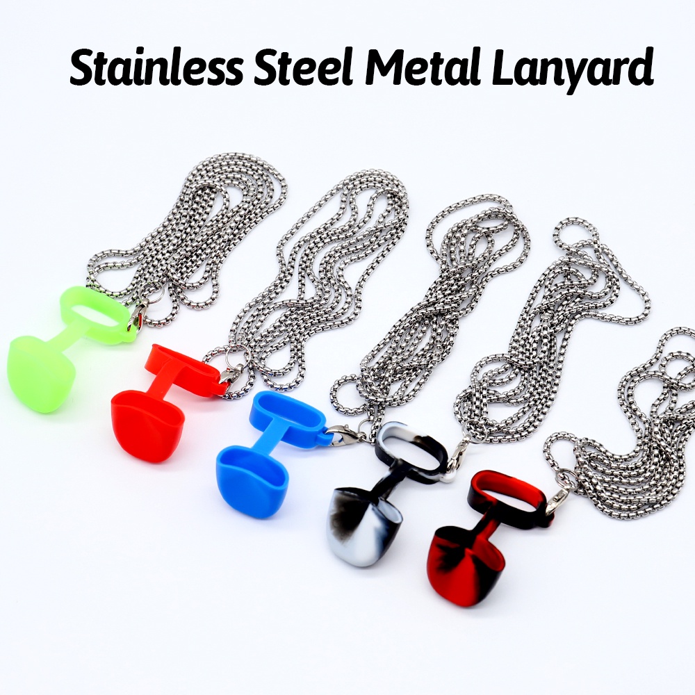 Stainless Steel Metal Lanyard Silikon transparent RELX infinity Phantom Stainless Lanyard